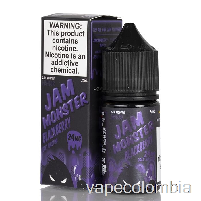 Kit Vape Completo Blackberry - Mermelada Monster Sales - 30ml 24mg